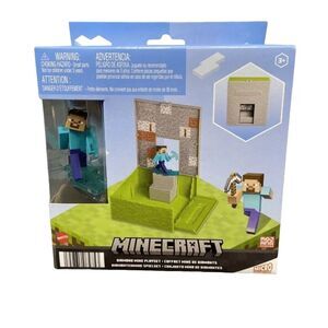 Micro Collection Minecraft Diamond Mine Playset Figure Included By Mattel 3+ NIB
